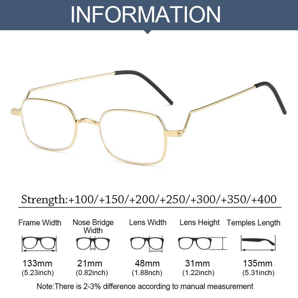 Kacamata Baca Nanas Nyaman Elegan Pelindung Mata Vintage Ultra Light Frame