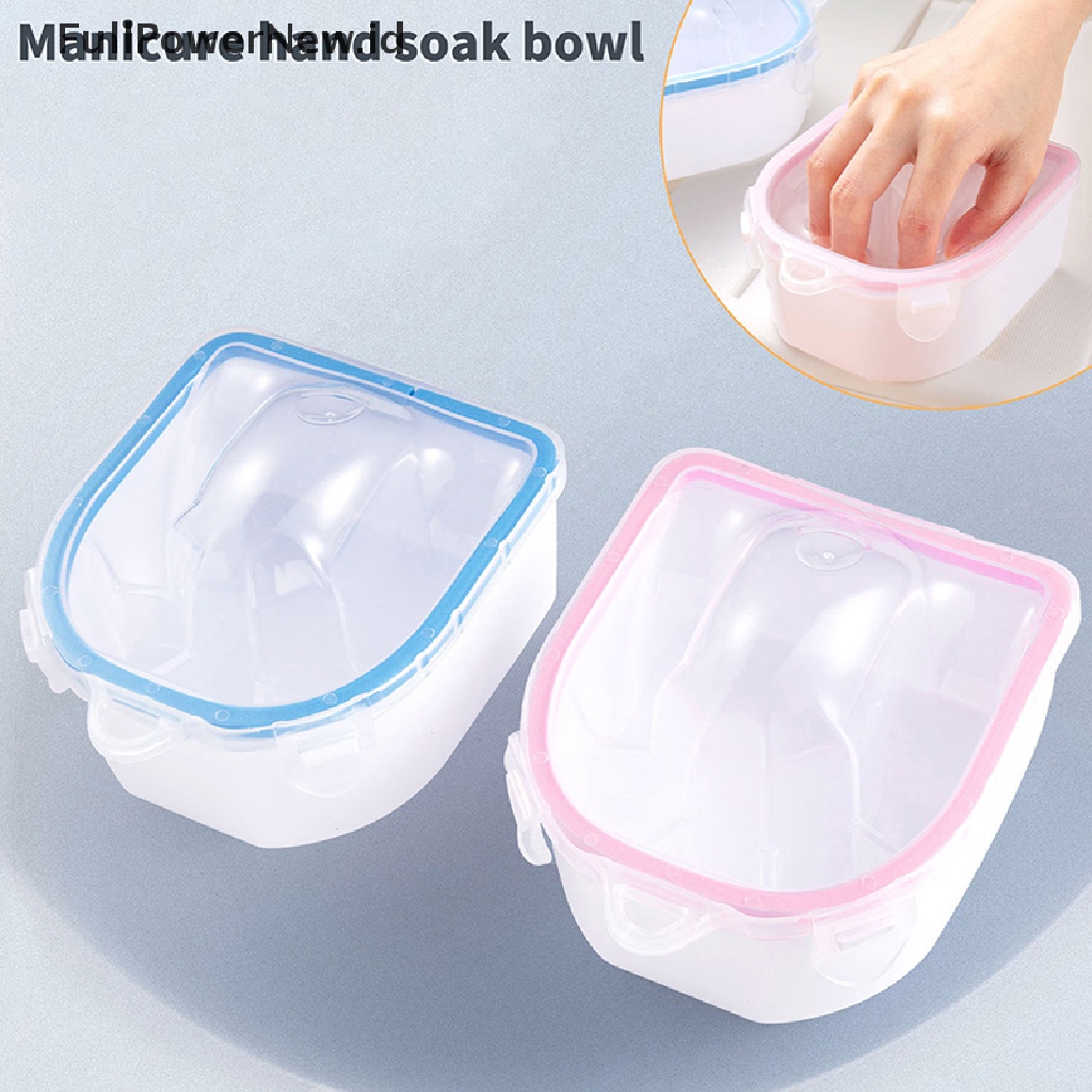 Power Plastik Menebal Perendam Mangkuk Manicure Nail Art Gel Polish Menghilangkan Perendam Alat Mangkuk ID