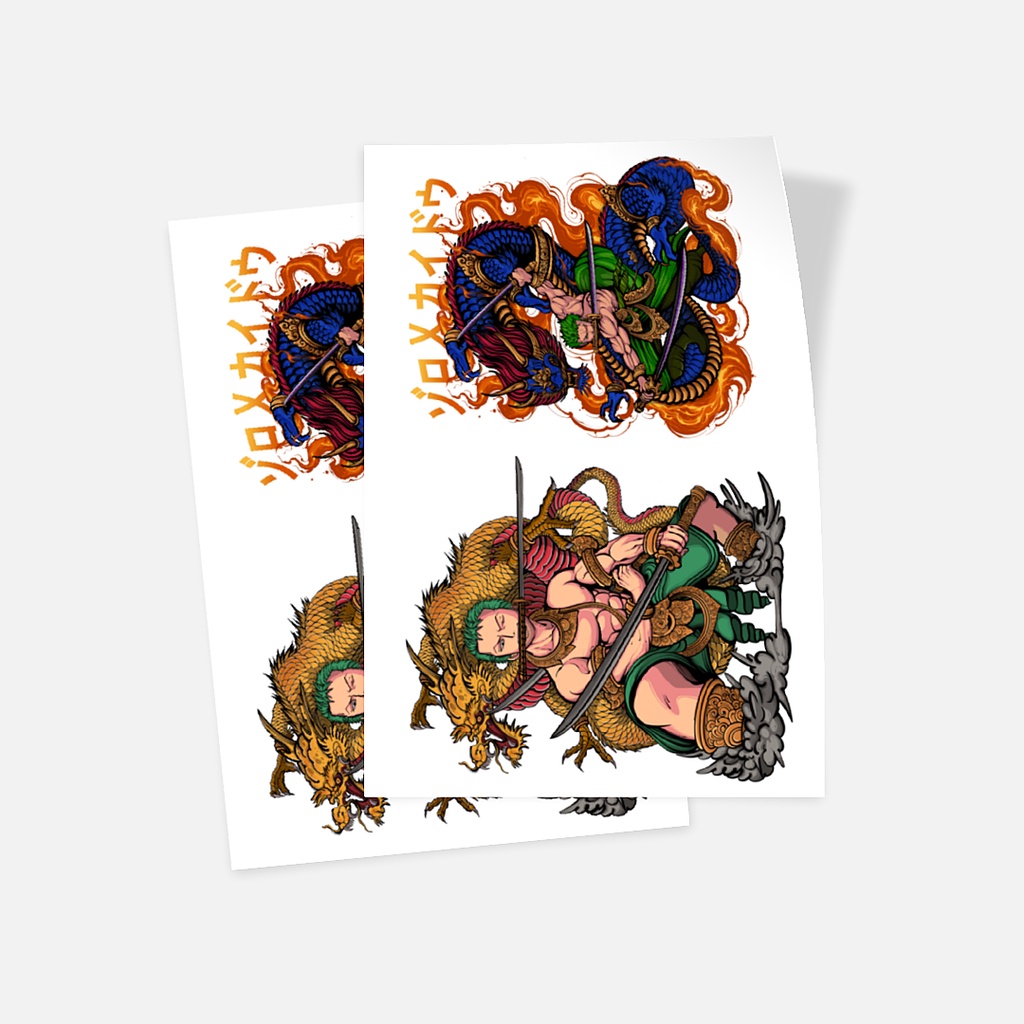 

Glossy Sticker - Set of 2 Sticker ZORO X KAIDO
