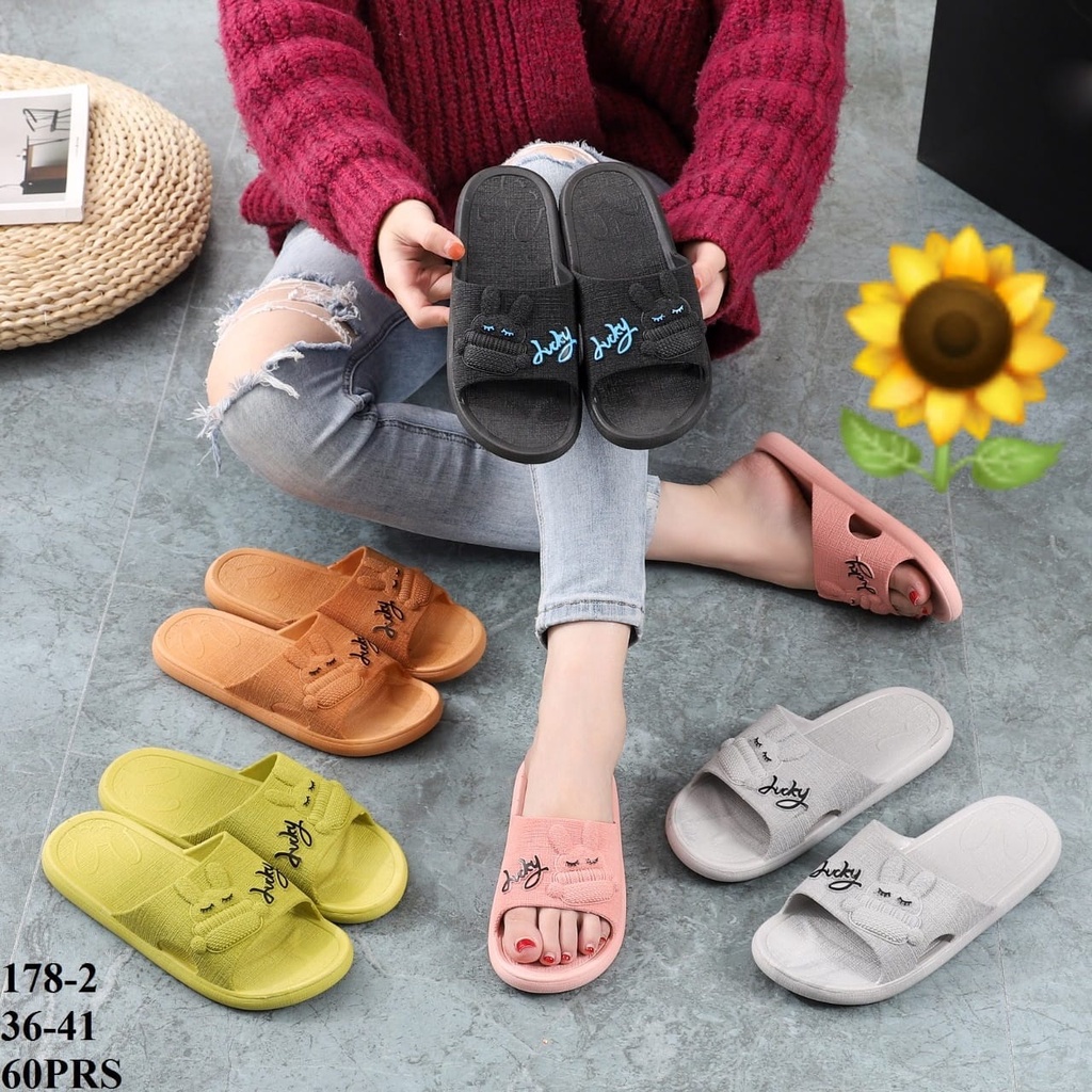 Sandal Karet Jelly Wedges Wanita import Model Terbaru Original Kekinian by AGUNG STYLE Balance 178-2