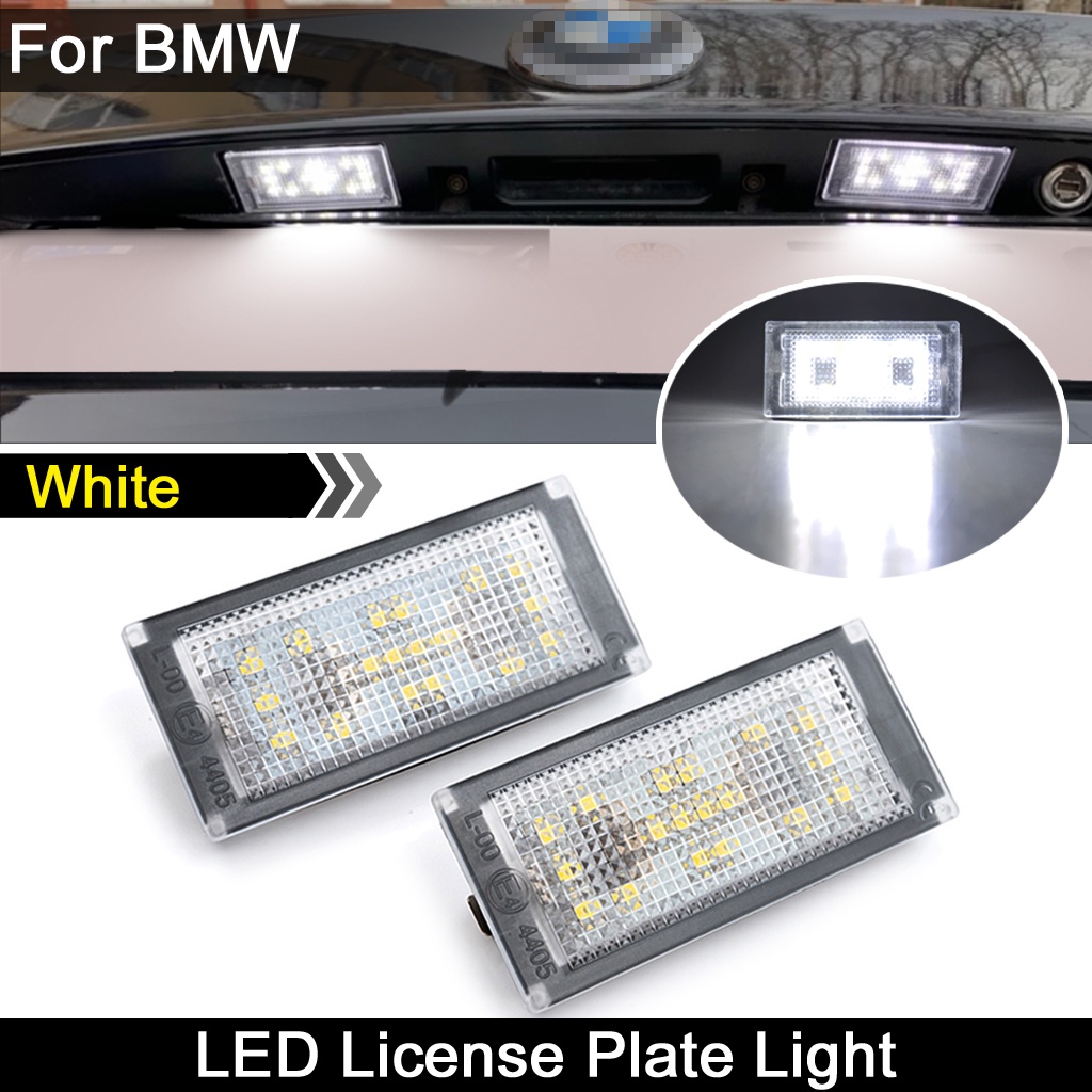 2pcs Lampu Plat Nomor Plat LED Putih Lampu Untuk BMW E65 E66 730i 735i 740i 745i 750i Saloon 2006 2007 2008