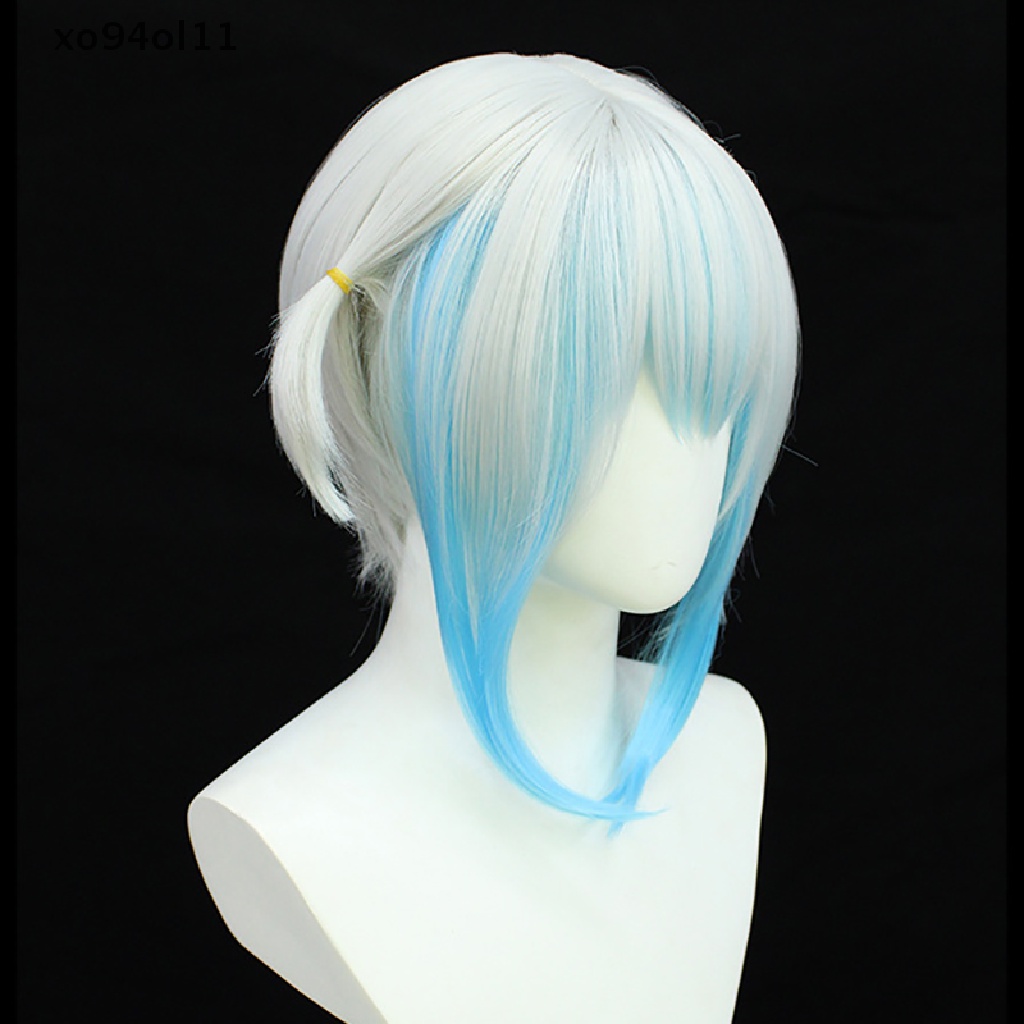 Xo 1Pc VTuber Hololive Gawr Gura Cosplay Wig Hololive Inggris Cosplay Rambut 35cm OL