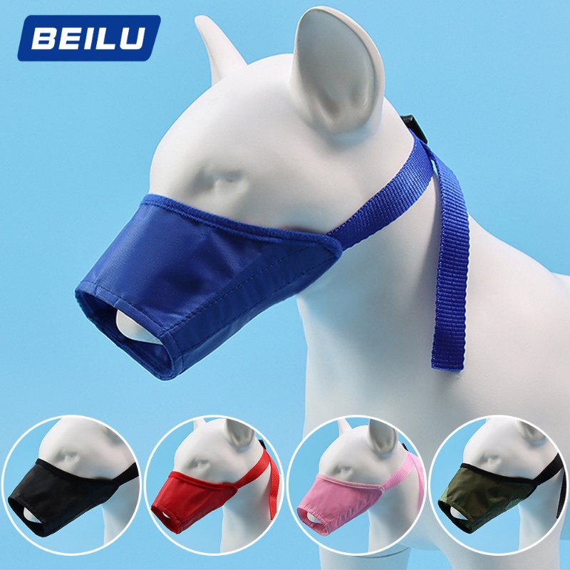 Mouthpiece Anjing Adjustable, anti Gigit, anti Menggonggong, anti accidental Makan Masker Anjing, Produk Hewan Peliharaan