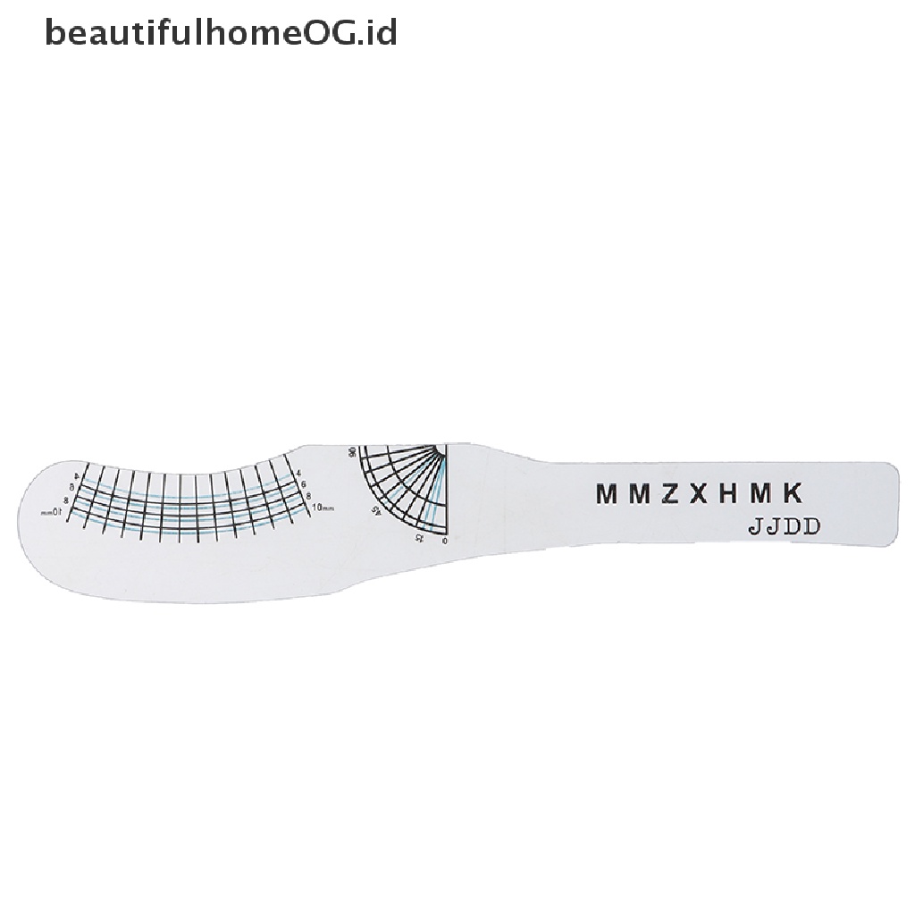 // Lebaran// 2Pc Eyelash Extension Styling Ruler Alat Penggaris Ukur Sebelum &amp; Sesudah Lash Art **