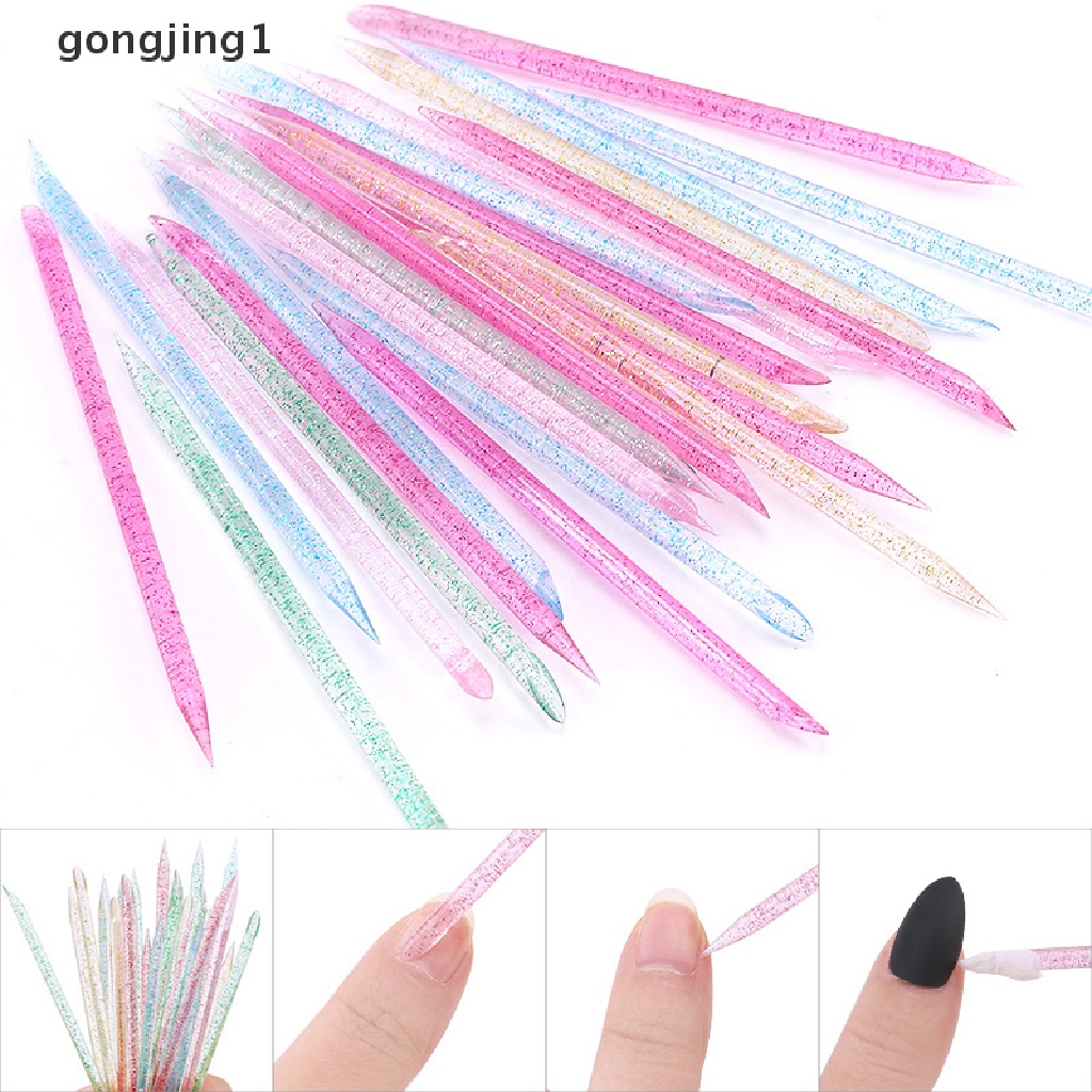 Ggg 100Pcs Reusable Crystal Stick Kutikula Remover Alat Perawatan Kuku Manicures Tools ID