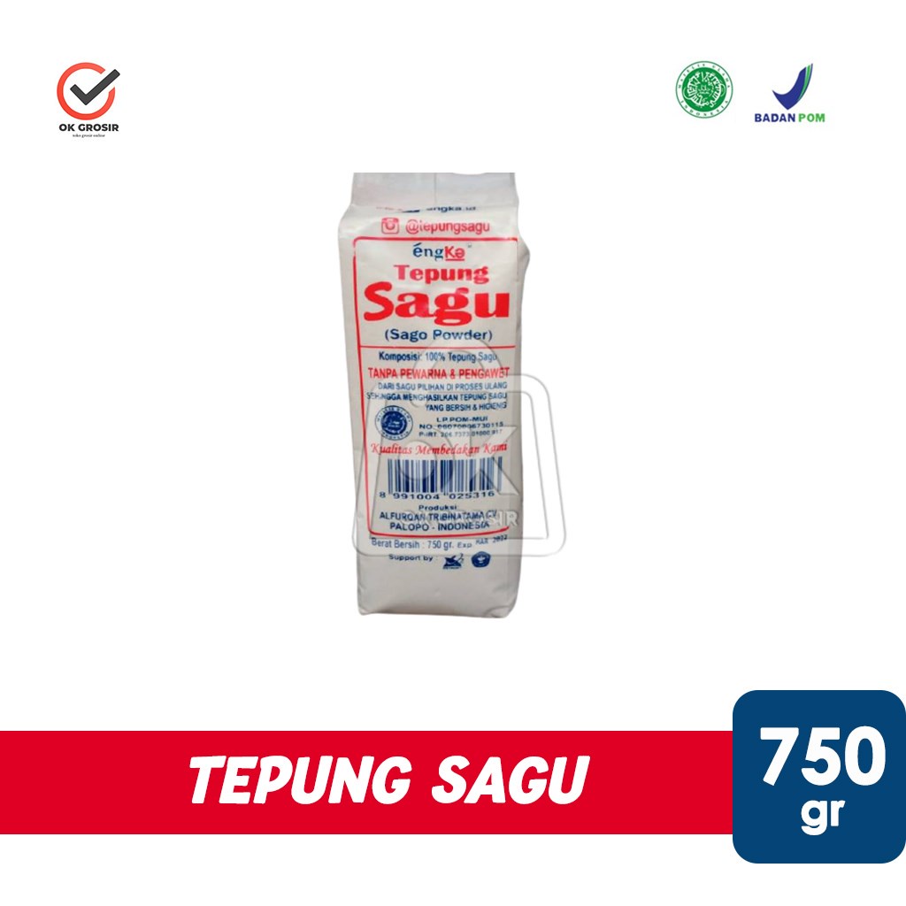 Tepung Sagu Engka / Sago Flour (Pack 750 gr)