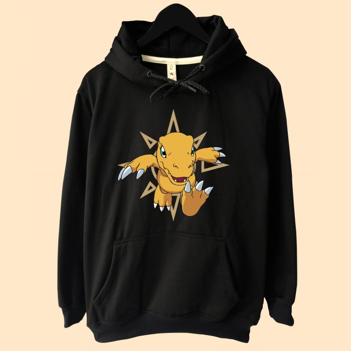 Jaket Hoodie Agumon Digimon Anime