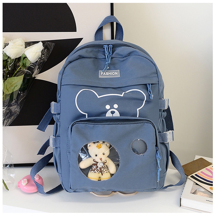 T93013 Tas ransel wanita teddy import harga grosir bisa bayar di tempat