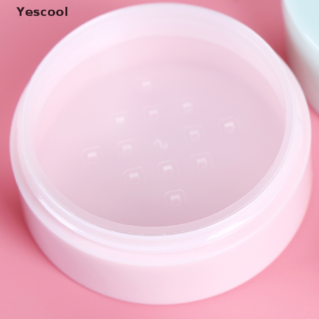 Yescool 50g Pot Longgar Kosong Dengan Saringan Wadah Jar Makeup Kosmetik Travel ID