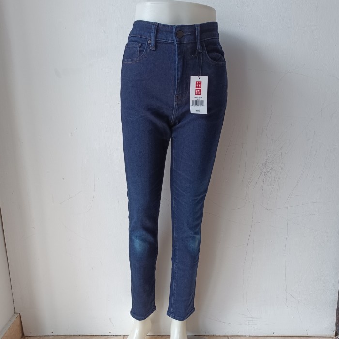 Celana wanita uniqlo original Soft jeans stretch wanita kekinian