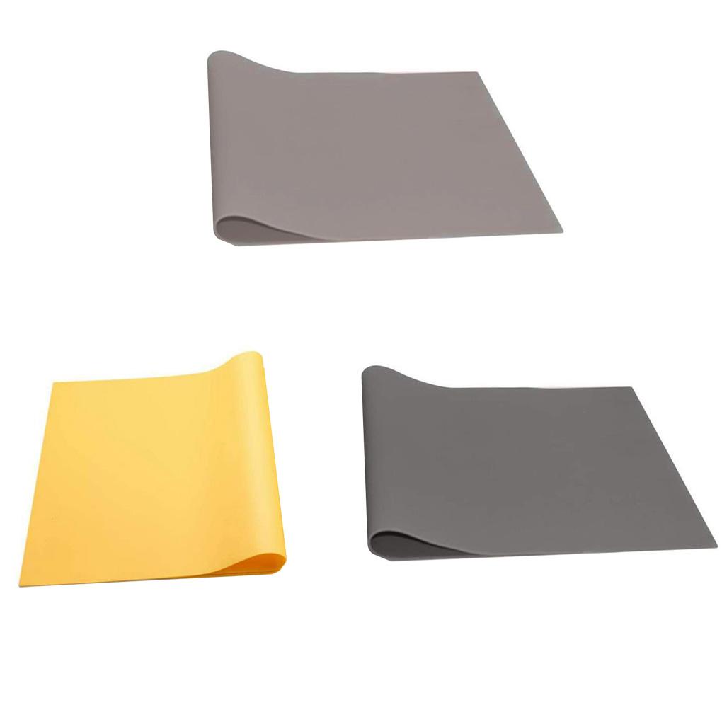 Tatakan Silikon Persegi Panjang Foldable Nonslip Heats-Isolasi Restoran Sekolah Tempat Mat Cushion Aksesoris