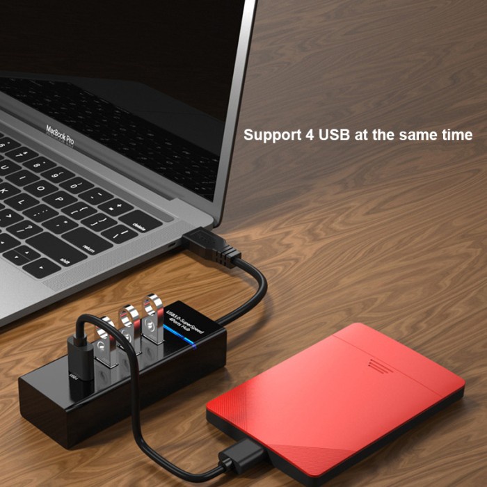 USB HUB Cabang 4 / 6 Port USB 2.0 3.0 / With Card Reader High Speed PORT USB