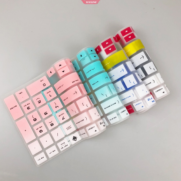 Stiker Keyboard Pelindung Keyboard HP 15.6 Inci Multicolor Silikon Lembut Tahan Air Film Pelindung Untuk Komputer [ZXL]