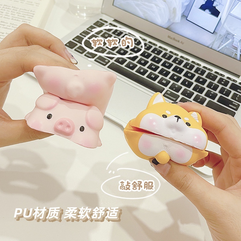 Lucu Istirahat Pergelangan Tangan Dukungan Untuk Mouse Komputer Laptop Arm Rest for Desk Ergonomis Kawaii Perlengkapan Kantor Slow Rising Squishy Mainan