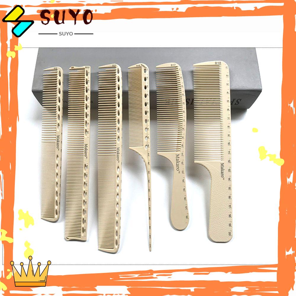 Suyo Sisir Barber Pria Wanita Salon Plastik Hairdressing Laser