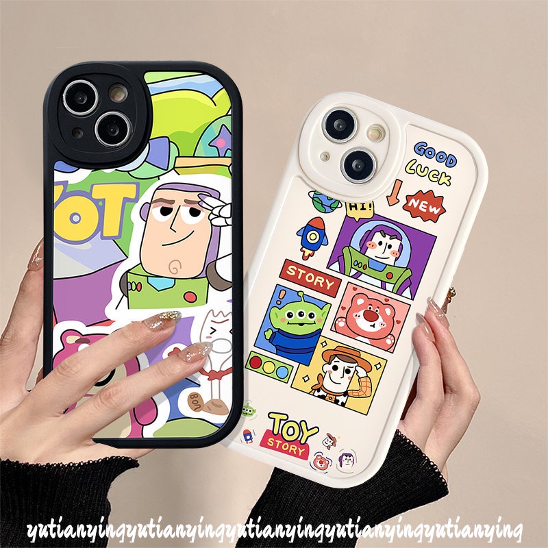 Lovely Lotso Camera Lens Protector Case For Infinix Hot 11 10s 11s Note 8 10 Lite 10T Hot 11 10s 10T 10 9 Play 11s Smart 6 5 Cute Cartoon Toy Story Soft Tpu Back Cover