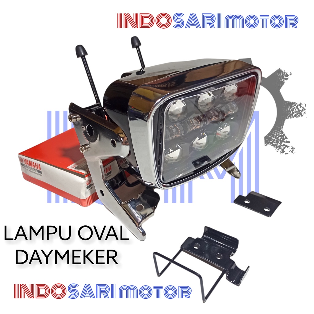 Lampu demeker rx king satu set atau lampu demeker rx king oval