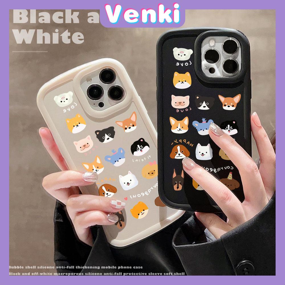 Case fo iPhone 11 Pro Max TPU Soft Case Frosted Bubble Case Black White Full Screen Cute Animals Camera Protection Shockproof For iPhone 14 13 12 11 Plus Pro Max 7 Plus X XR