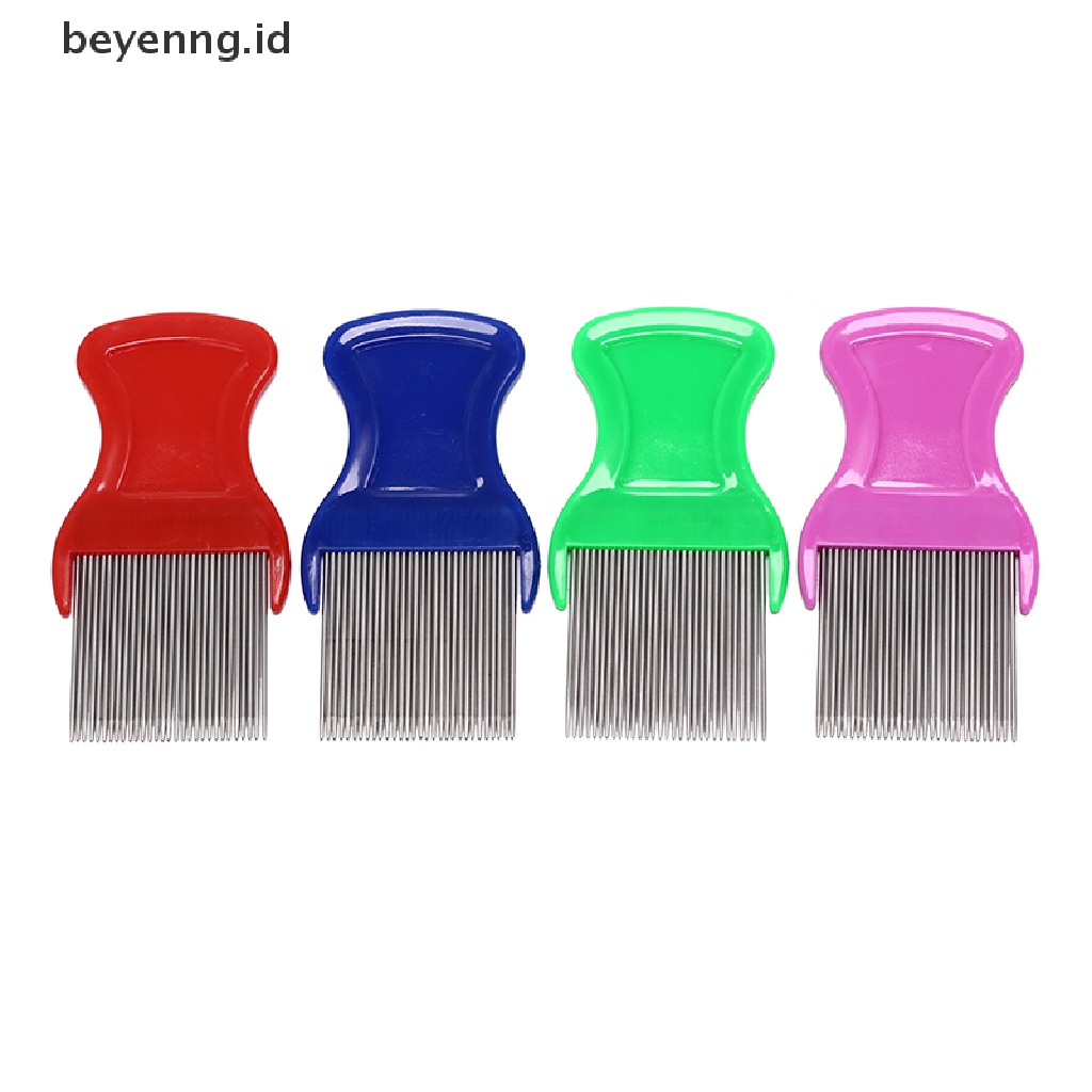 Beyen Sisir stainless steel Untuk Deteksi Kutu Kepala Anak Kutu Peliharaan cootie comb ID