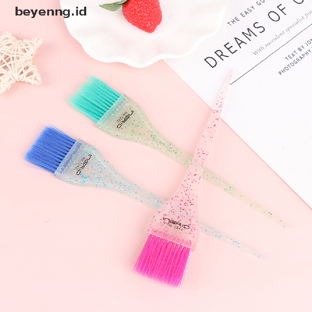 Beyen Sikat Krim Pewarna Rambut Hairdressing Brush Pewarna Rambut Bleaching Sisir Salon ID