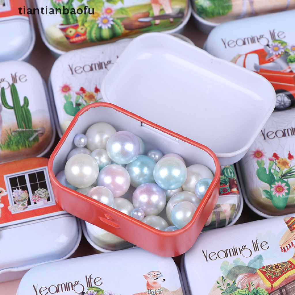 [tiantianbaofu] Yangtuo mini box Sealed jar packing Kotak Perhiasan candy box Penyimpanan Kecil Butik