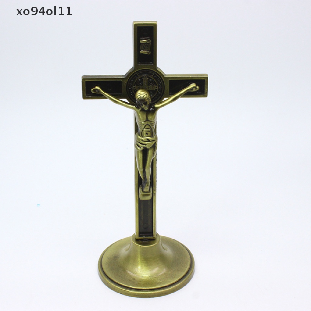 Xo Relik Gereja Yesus Di Stand Salib Dinding Rumah Dekorasi Kapel Salib Antik OL