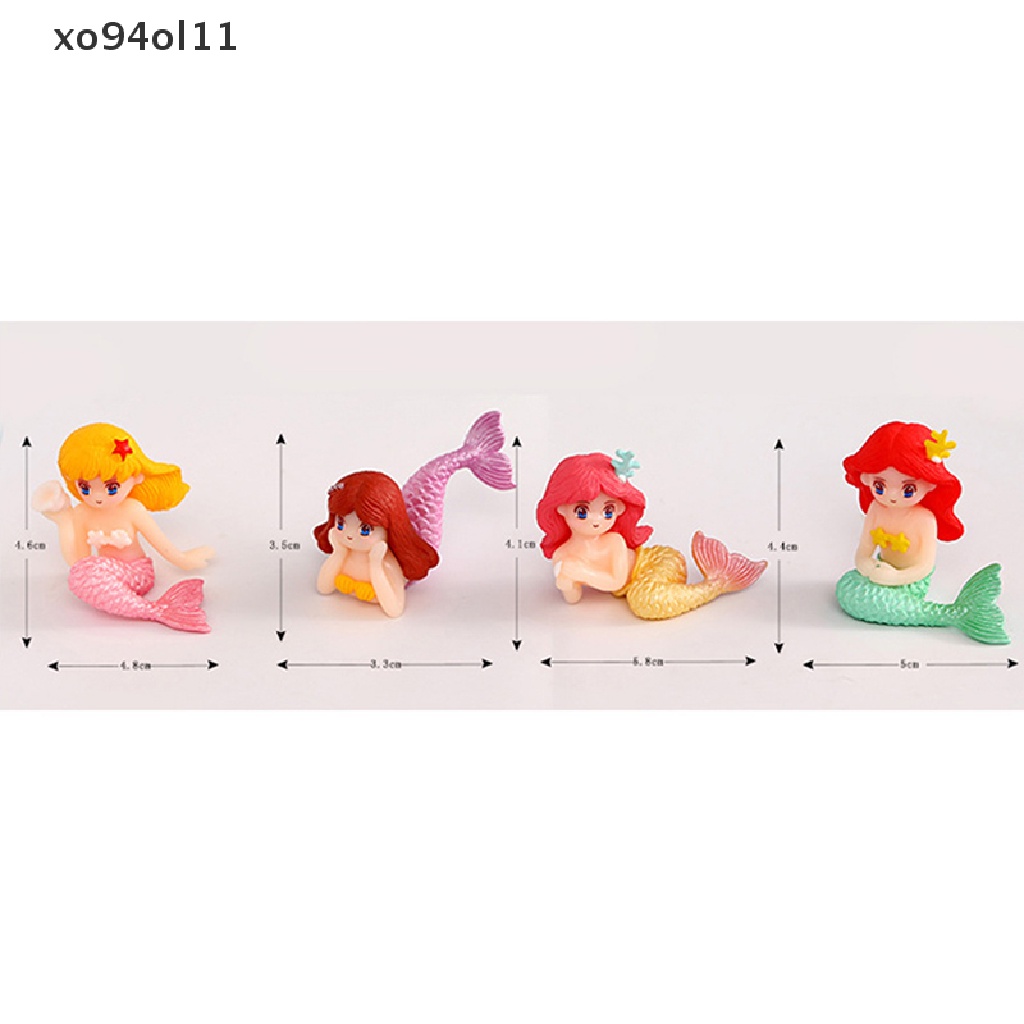 Xo 1Pc Lucu Kartun Mermaid Micro Landscape Kerajinan Plastik Diy Dekorasi Rumah OL