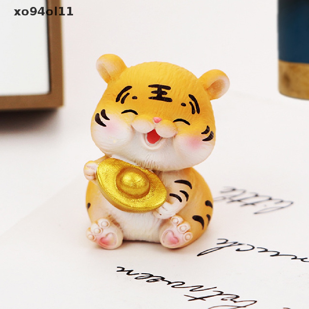 Xo Ornamen Dekorasi Patung Hewan Harimau Indah Lucu Home Decor Hadiah Ulang Tahun OL