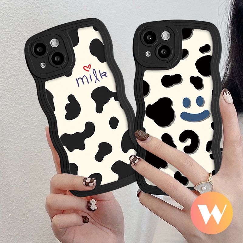 Case Motif Leopard Love Hati Smile Realme C55 C25 C25Y C11 C12 C20 C25s C30 C3 C17 C15 C21Y C35 C33 C20A Realme 9 Pro+5 8Pro 8 5s 9i 10 7i 8i 6i 5i 7 Wavy Edge Soft Couple Sarung