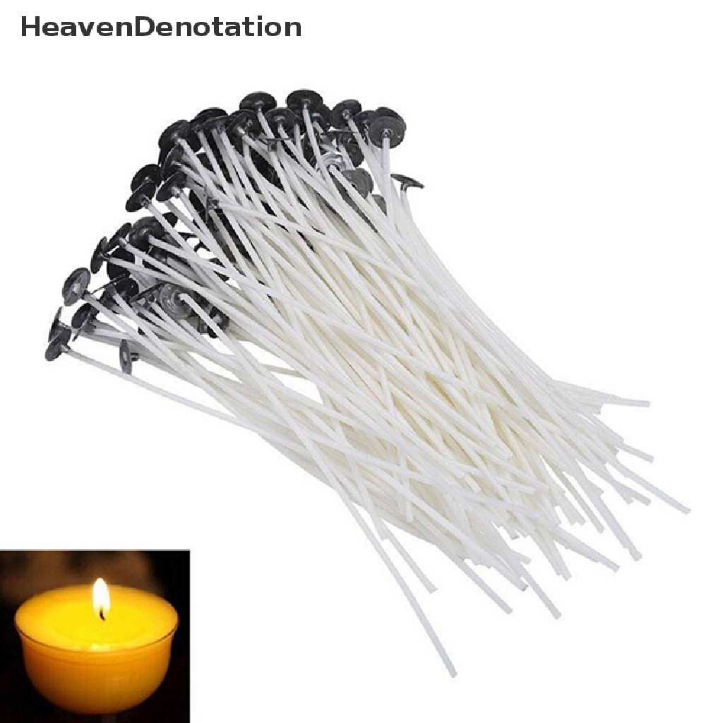 [HeavenDenotation] 100pcs Wicks Cotton Core Wd Wick Dengan Sustainer Untuk Novelt HDV