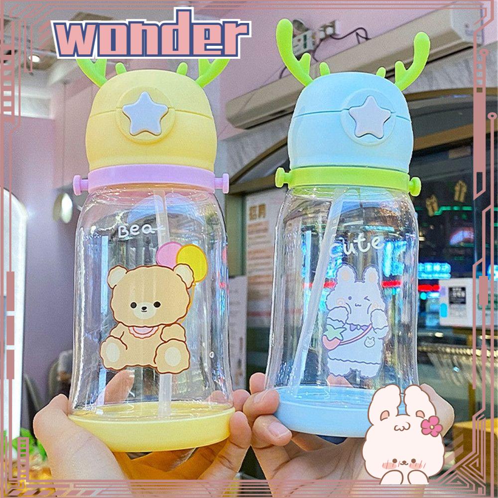 Wonder Water Bottle Outdoor Portable Kartun 600ML Cangkir Air