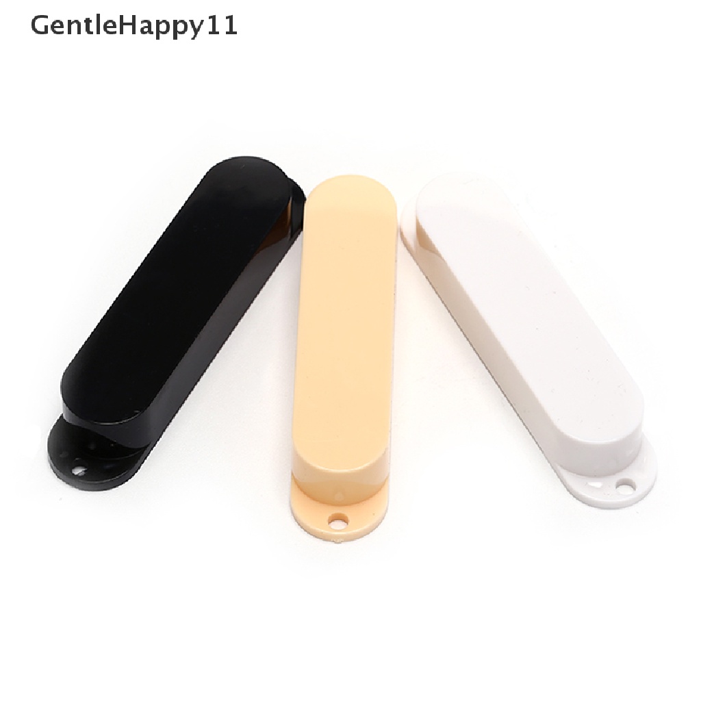 Gentlehappy 3pcs Cover Pickup Gitar Single Coil Bahan Plastik Tertutup Untuk id Gitar Elektrik