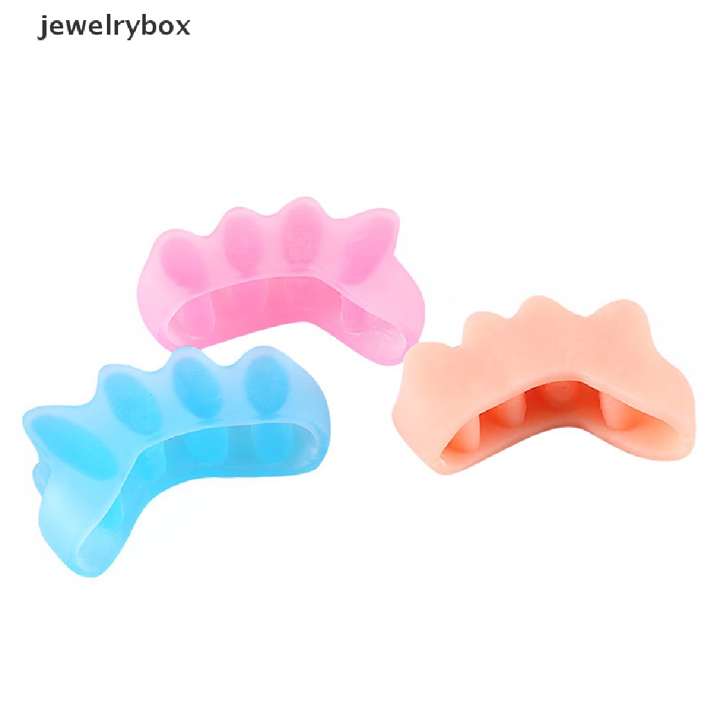 [jewelrybox] 1pasang Silikon Pemisah Jari Kaki Tandu Anak Pelurus Spreader Koreksi Butik