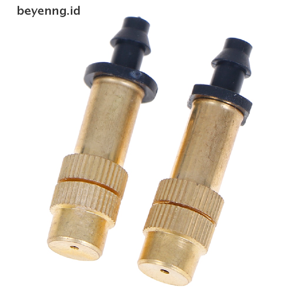 Beyen 2pcs barb nozzle Tunggal Bahan Tembaga Dapat Disesuaikan Untuk ID Rumah Kaca