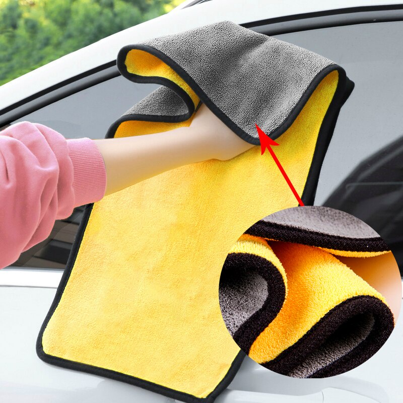 Handuk Cuci Mobil Microfiber Towel Car Cleaning Hemming Drying Cloth Lap Perawatan Mobil Detail Handuk Cuci Mobil