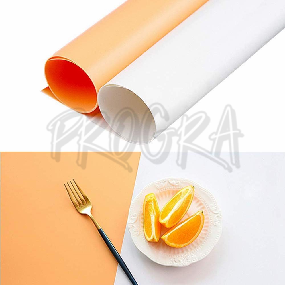 80×160CM PVC Background foto produk baju PVC Waterproof Pure Color Background Alas Foto Decosheet Wa
