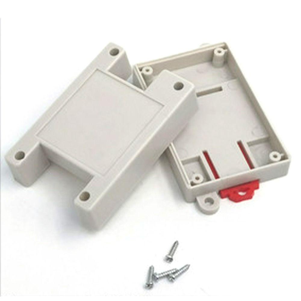 Populer 1/2pcs Kotak Proyek Elektronik DIY ABS Plastik PLC Controller Casing Instrumen Perumahan