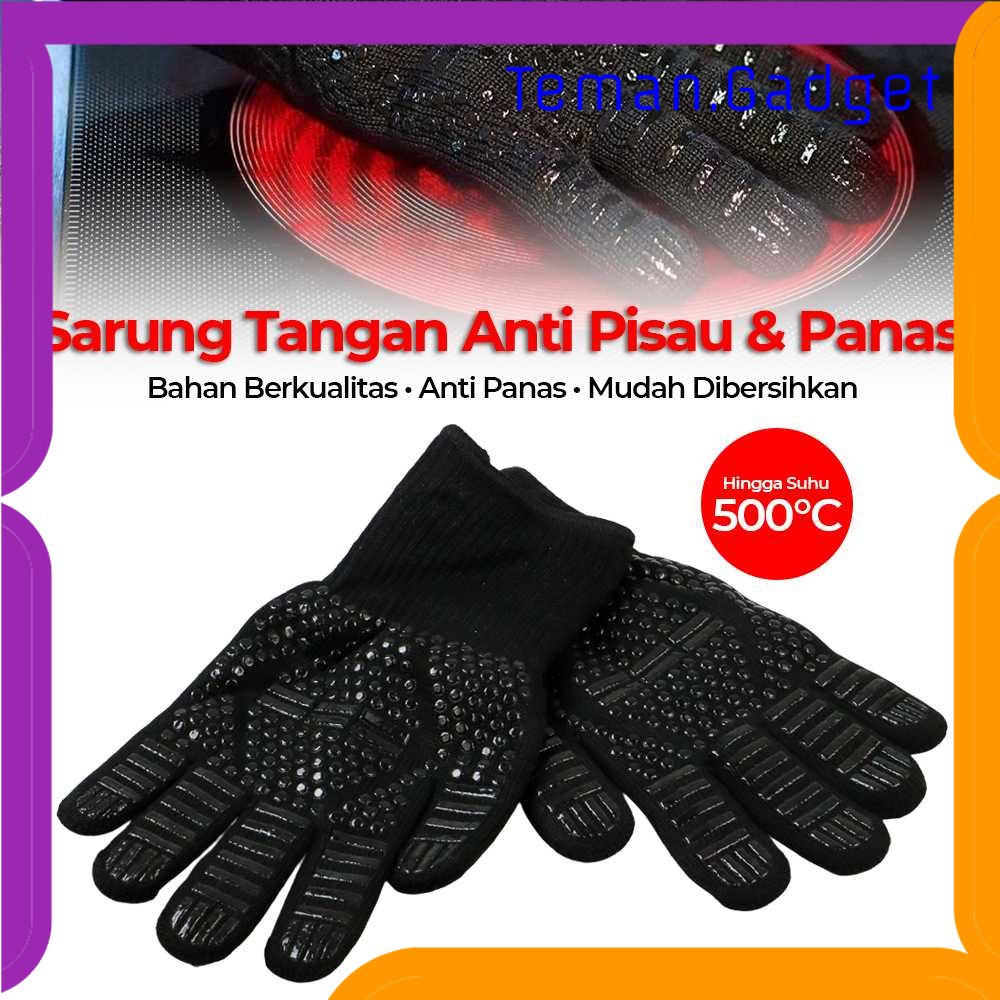 TG -  DPR Weibolshout Sarung Tangan Anti Pisau &amp; Panas Heat Resistant Oven - W43