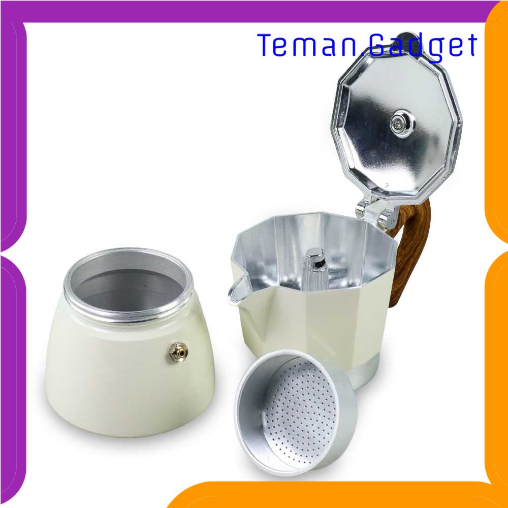 TG - DPR Iris Teko Kopi Moka Pot Stovetop Filter Espresso Coffee 150ml - WY-04