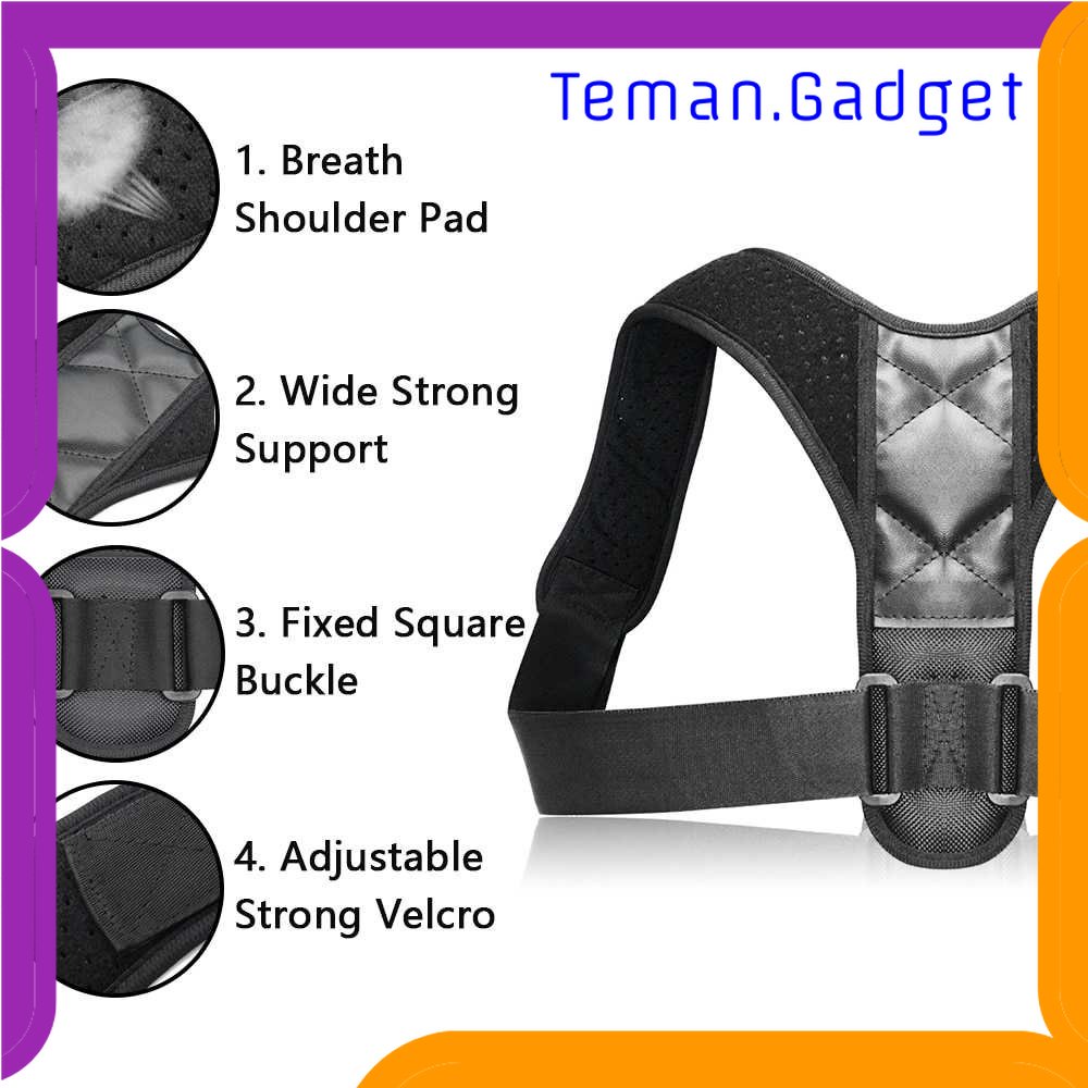 TG - OLR Boodun Tali Body Harness Korektor Postur Punggung Size M - BBJ-15