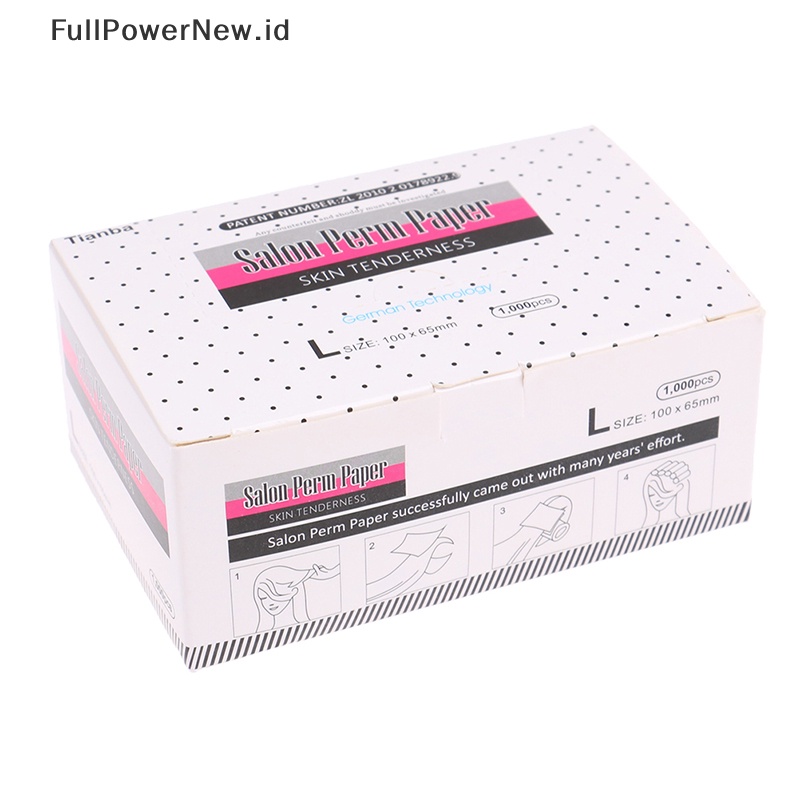 Power 1000Pcs Perm Kertas Profesional Rumah DIY Hair Curling Paper Perming Rambut Salon ID