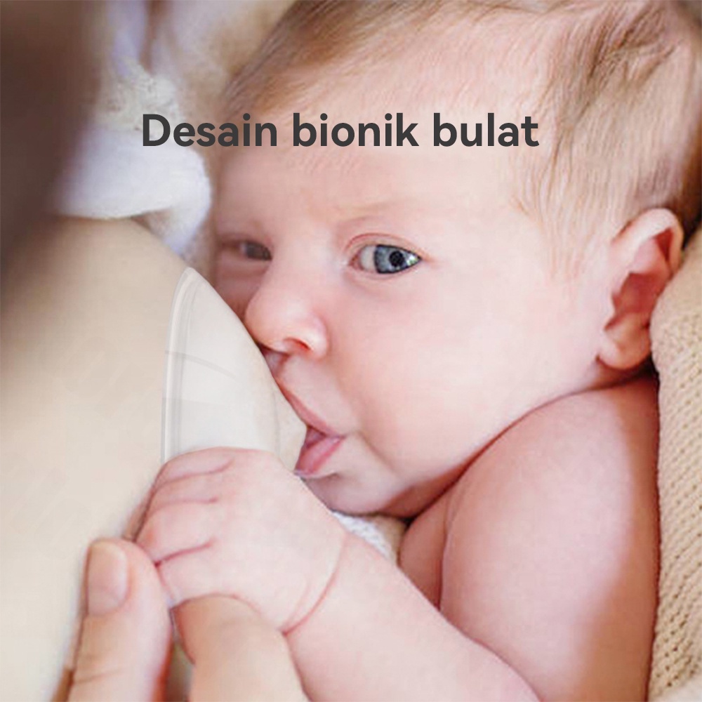 Halo Baby Pelindung Puting Ibu Natural Fit/Nipple Pad Untuk Bayi Tumbuh Gigi/ Nipple Shield