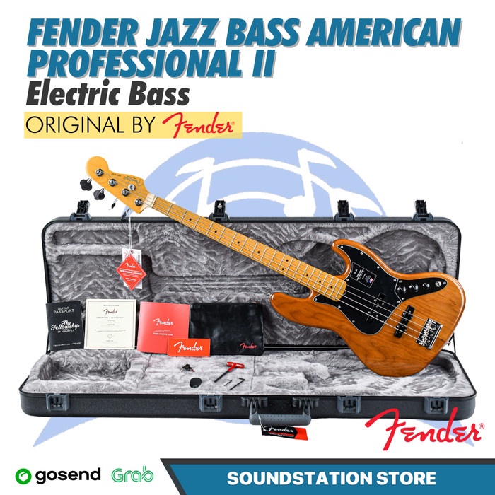 FENDER JAZZ BASS American Professional II Bass Electric Guitar | USA