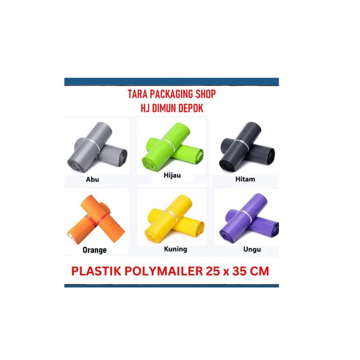 

PLASTIK POLYMAILER 25 x 35 CM isi 100