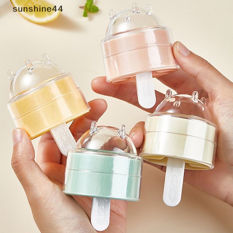 Sunshine Popsicle Maker Mould Cetakan Es Hoki Frozen Juice Yogurt Es Krim Kopi ID