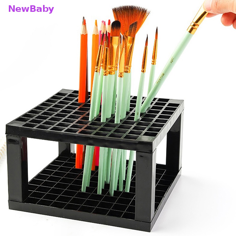 Newbaby 1PC Removable 96lubang Tempat Pensil Makeup Brushe Holder Perlengkapan Paing ID