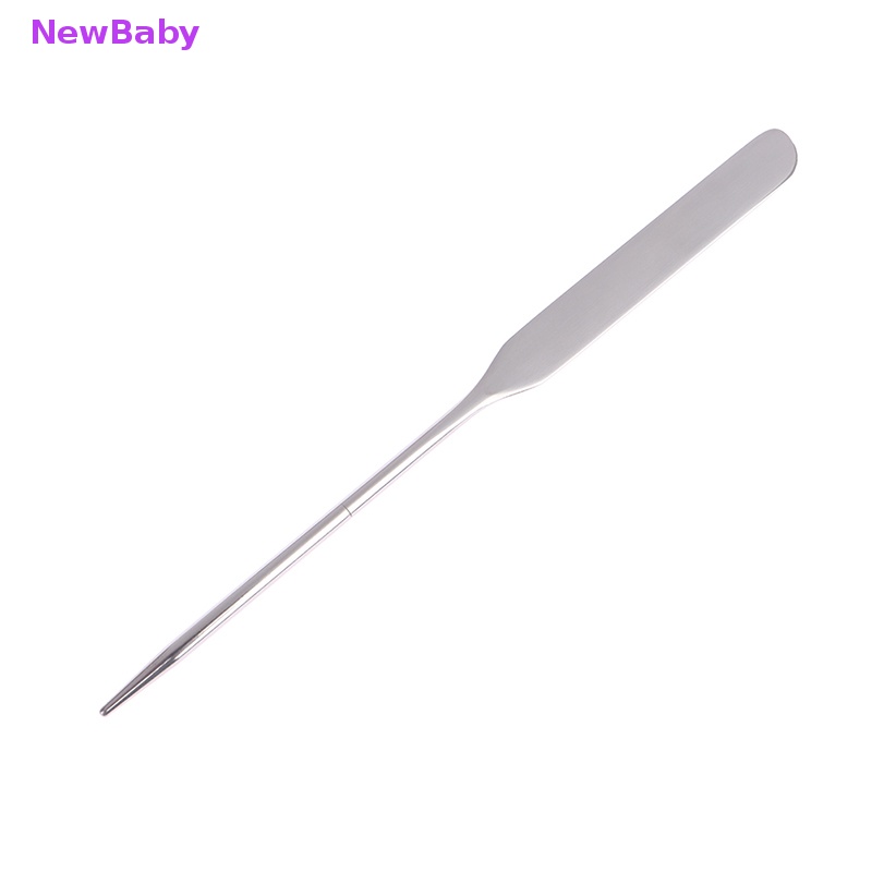 Newbaby 1Pcs Stainless Steel Kepala Ganda Makeup Toner Spatula Mixing Stick Foundation ID