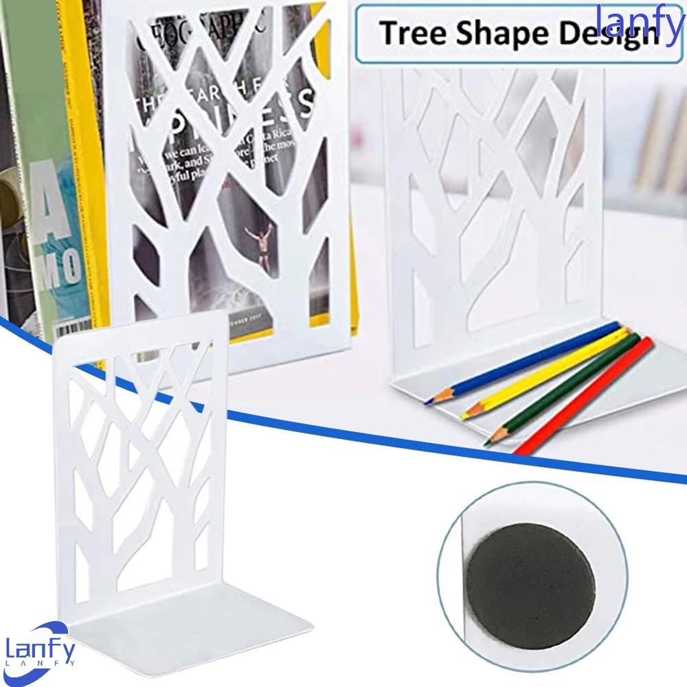 Lanfy Bookends Fashion Stationery Book Support Desk Organizer Desktop Book Shelf Untuk Rak