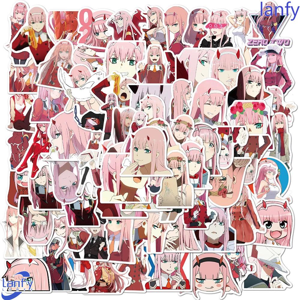 Lanfy Fanxx Stiker Gitar Anime Motor Koper Anti Air Untuk Laptop Decals PVC