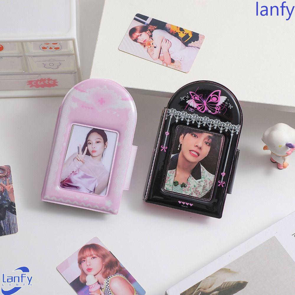 Lanfy Idol Cards Book Korea 40kantong Foto Album Alat Tulis Foto Siswa Penyimpanan Buku Kartu Kolekte Book